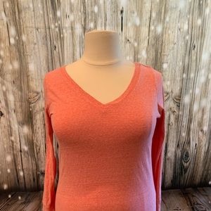 NWOT Old Navy coral long sleeve t-shirt